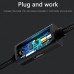 X-level Multi-function 8 Pin Charging Cable Audio Cable, Length: 1m (Black)