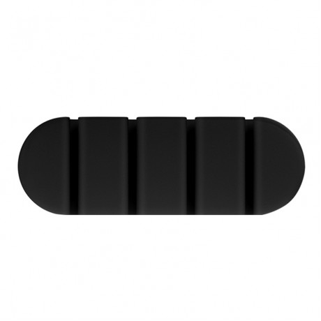 -ZS209 6 Cable Slots Smart Series Desktop Charging Data Cable Organizer Winder (Black)