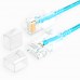  0.5~5M 10Gbps Ultrafine CAT6A Blue Ethernet Patch Cable Slim LAN Networking Cable