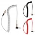Flexible Spring 3.5mm Audio Cable Male To Female Aux Extension Cord 3.5mm Plug Cable Wire